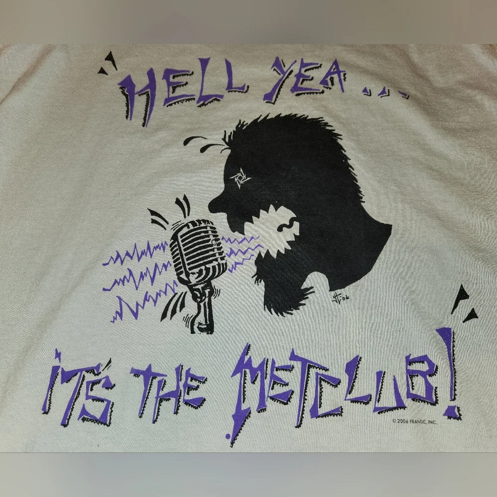 💀METALLICA - MET CLUB 2006 "HELL YEA..." SHIRT - MENS SIZE XL - Picture 8 of 11